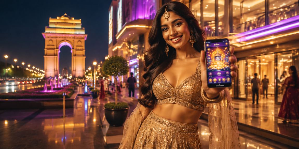 Delhi India Gate casino app and traditional attire